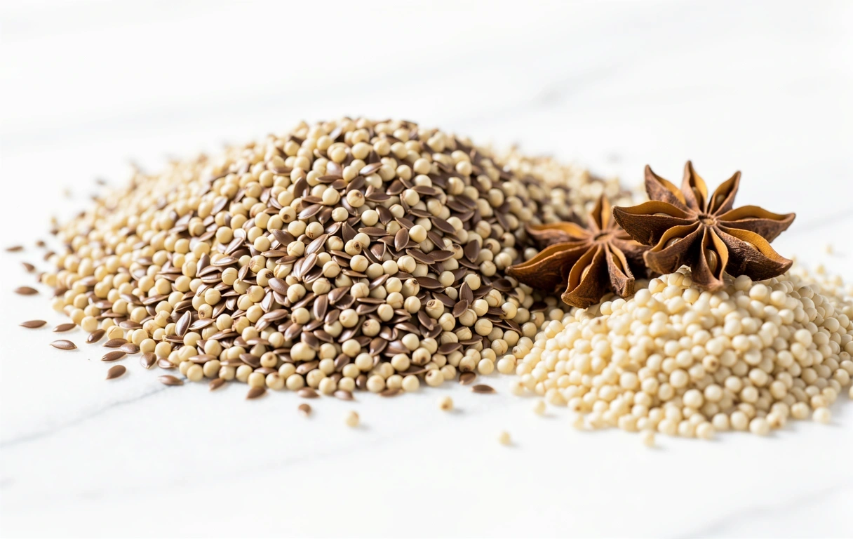 Sélection de grains et épices