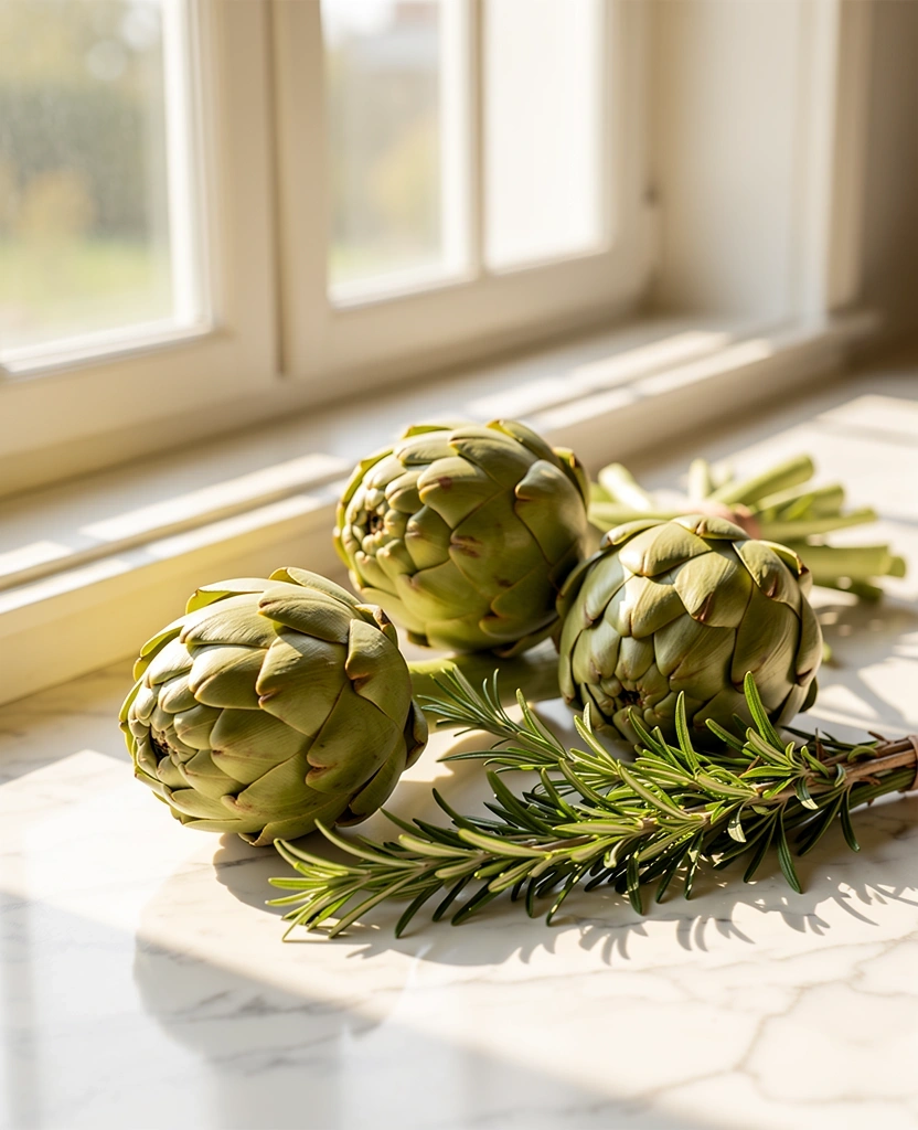 Ingrédients frais et naturels de saison